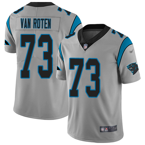 Carolina Panthers Limited Silver Youth Greg Van Roten Jersey NFL Football #73 Inverted Legend